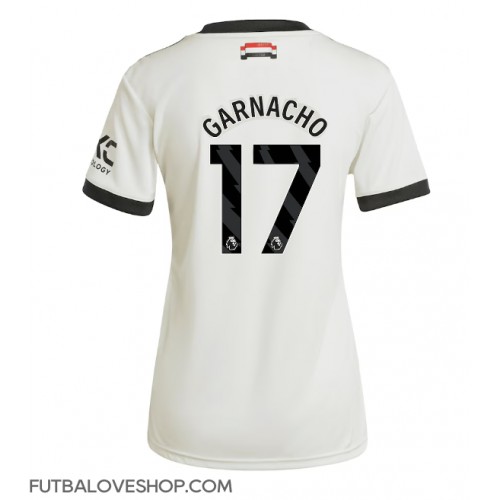 Dres Manchester United Alejandro Garnacho #17 Tretina pre Ženy 2024-25 Krátky Rukáv